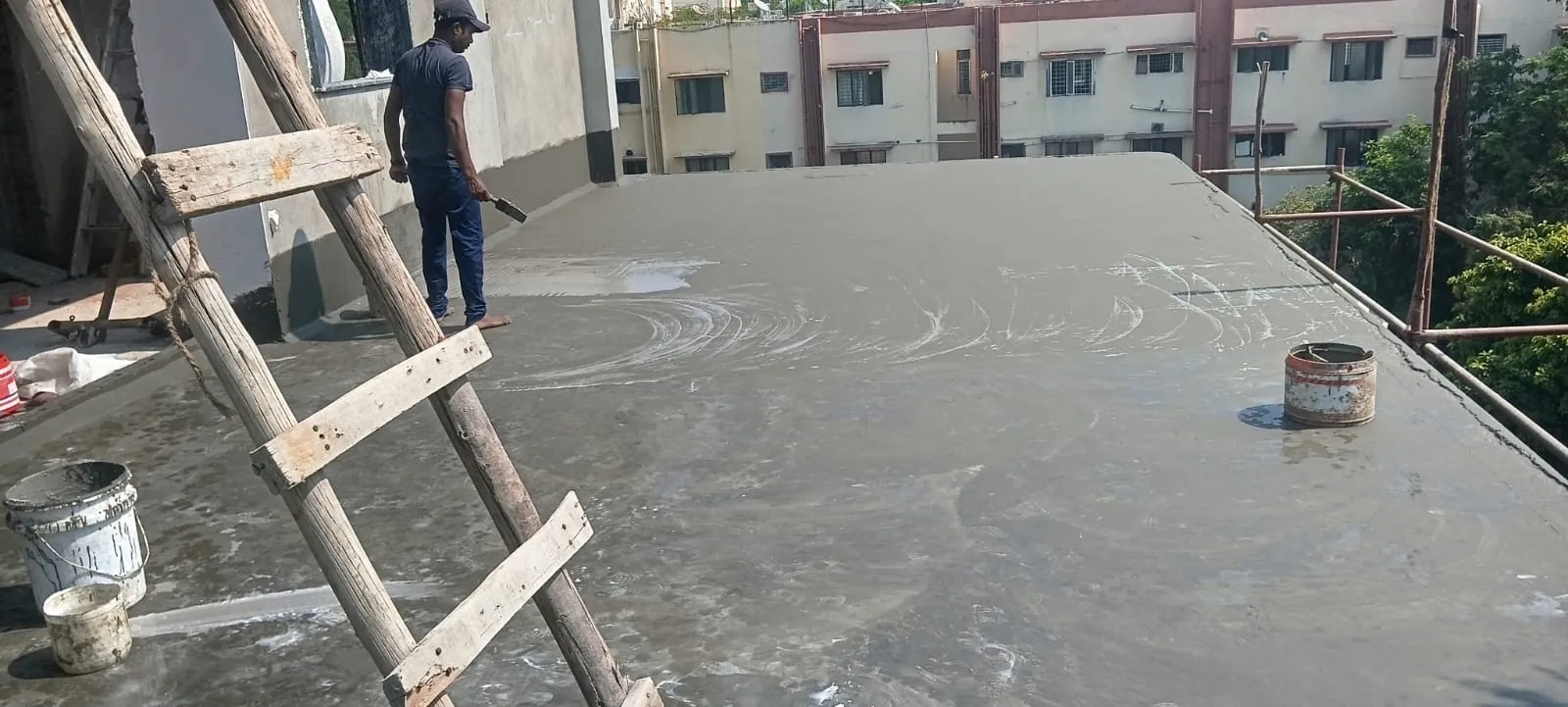 Rooftop Waterproofing Work