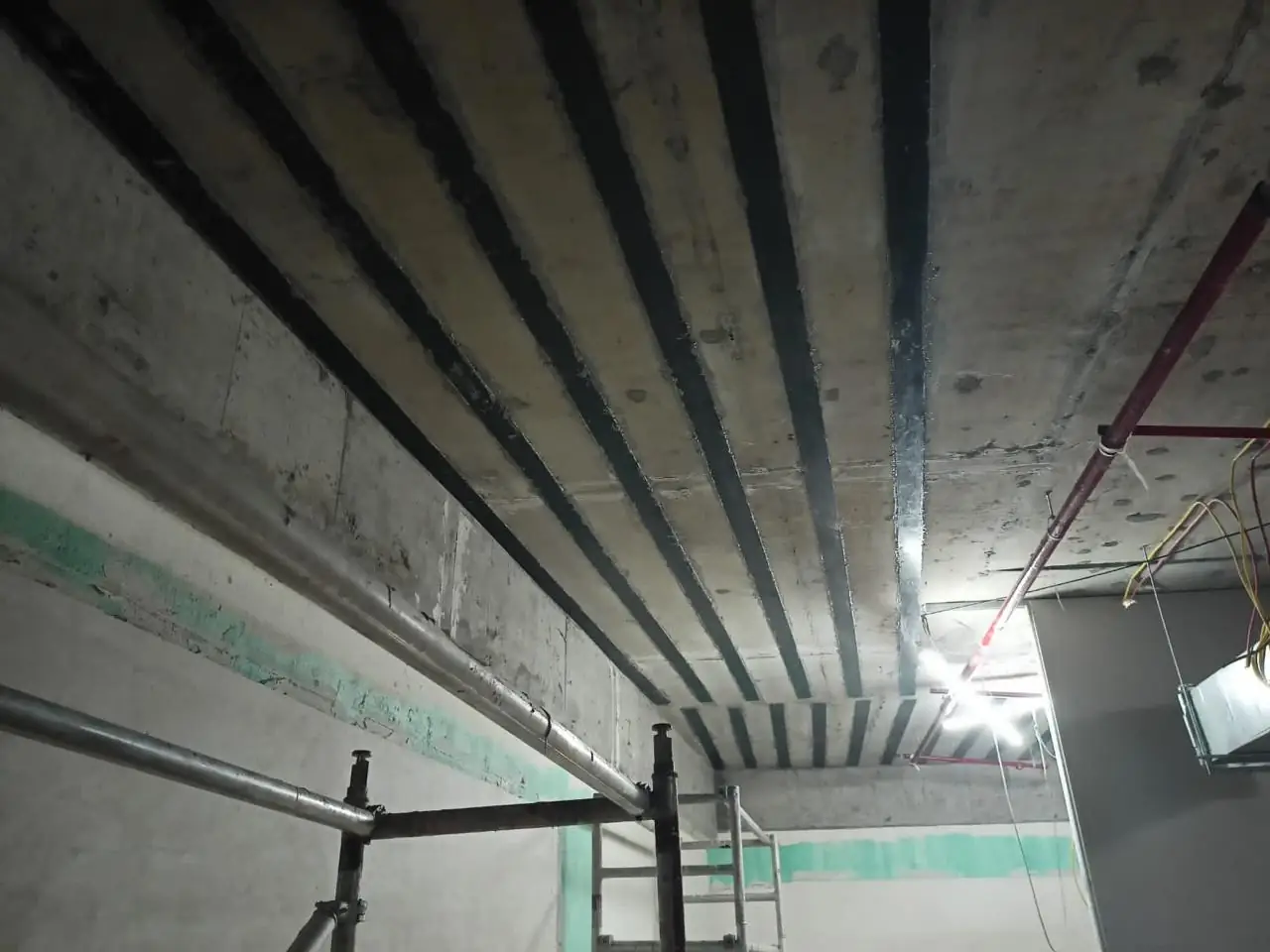 Concrete Slab CFRP Strengthening