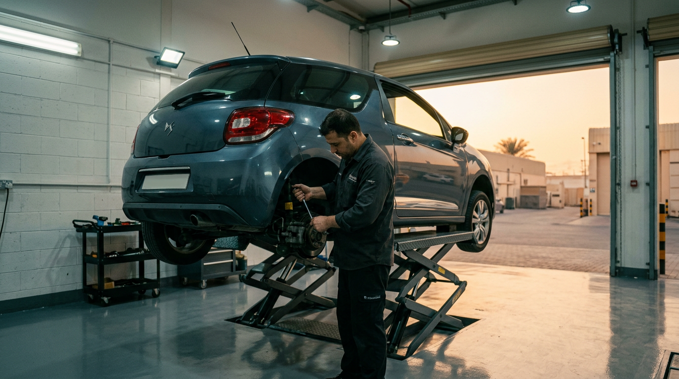 Citroën service and repair at JAD Garage Dubai