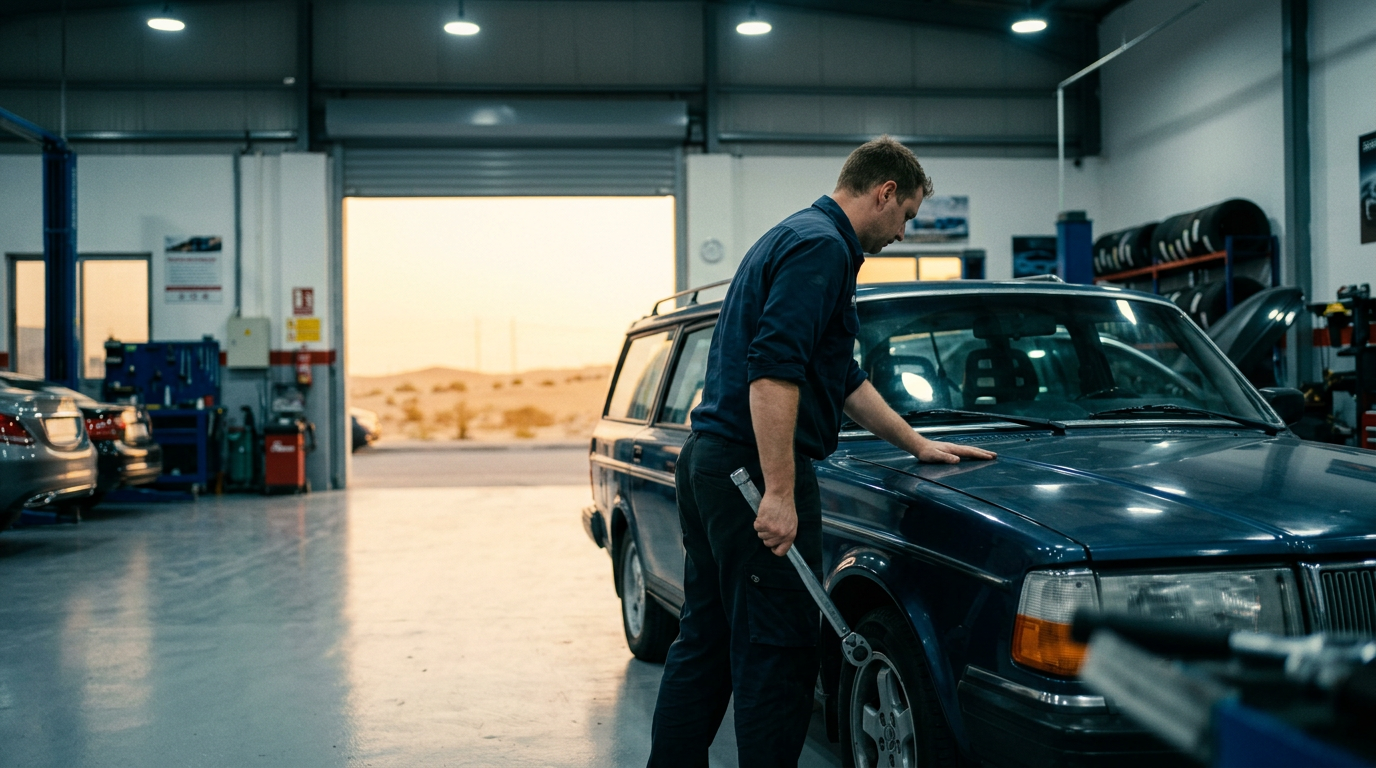 Volvo service and repair at JAD Garage Dubai