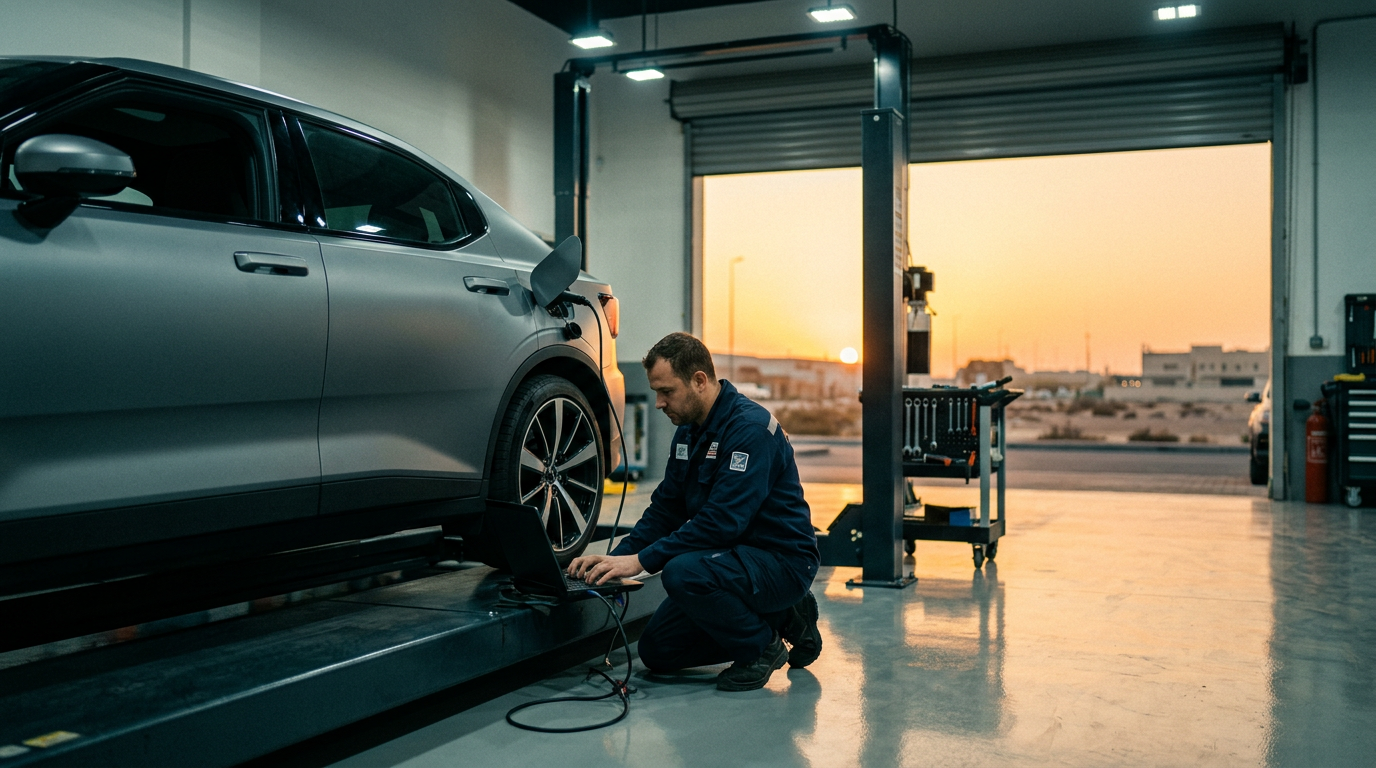 Polestar service and repair at JAD Garage Dubai
