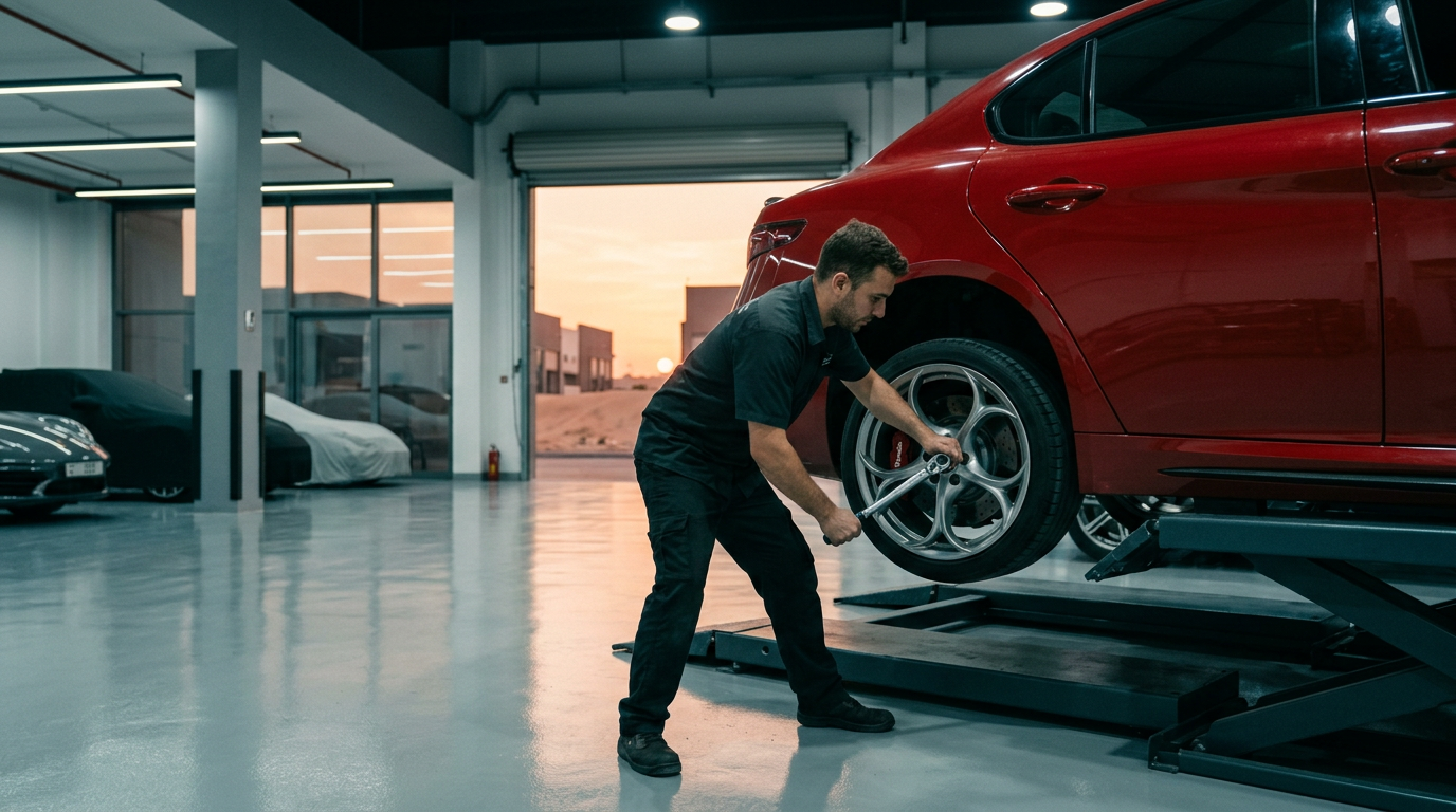 Alfa Romeo service and repair at JAD Garage Dubai