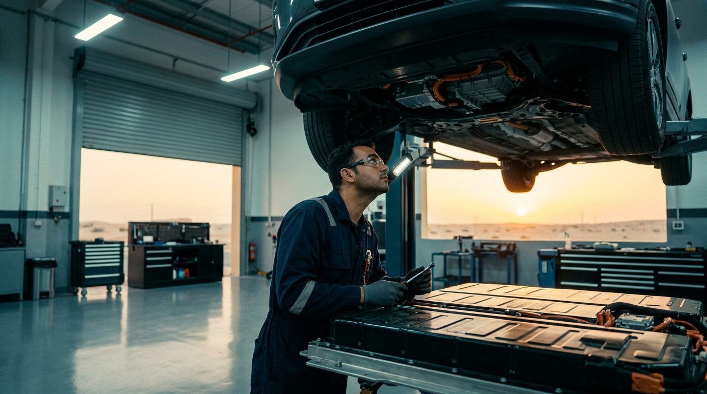 MG service and repair at JAD Garage Dubai