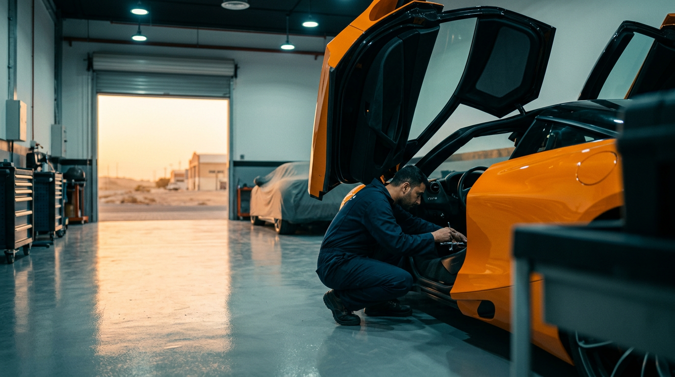 McLaren service and repair at JAD Garage Dubai