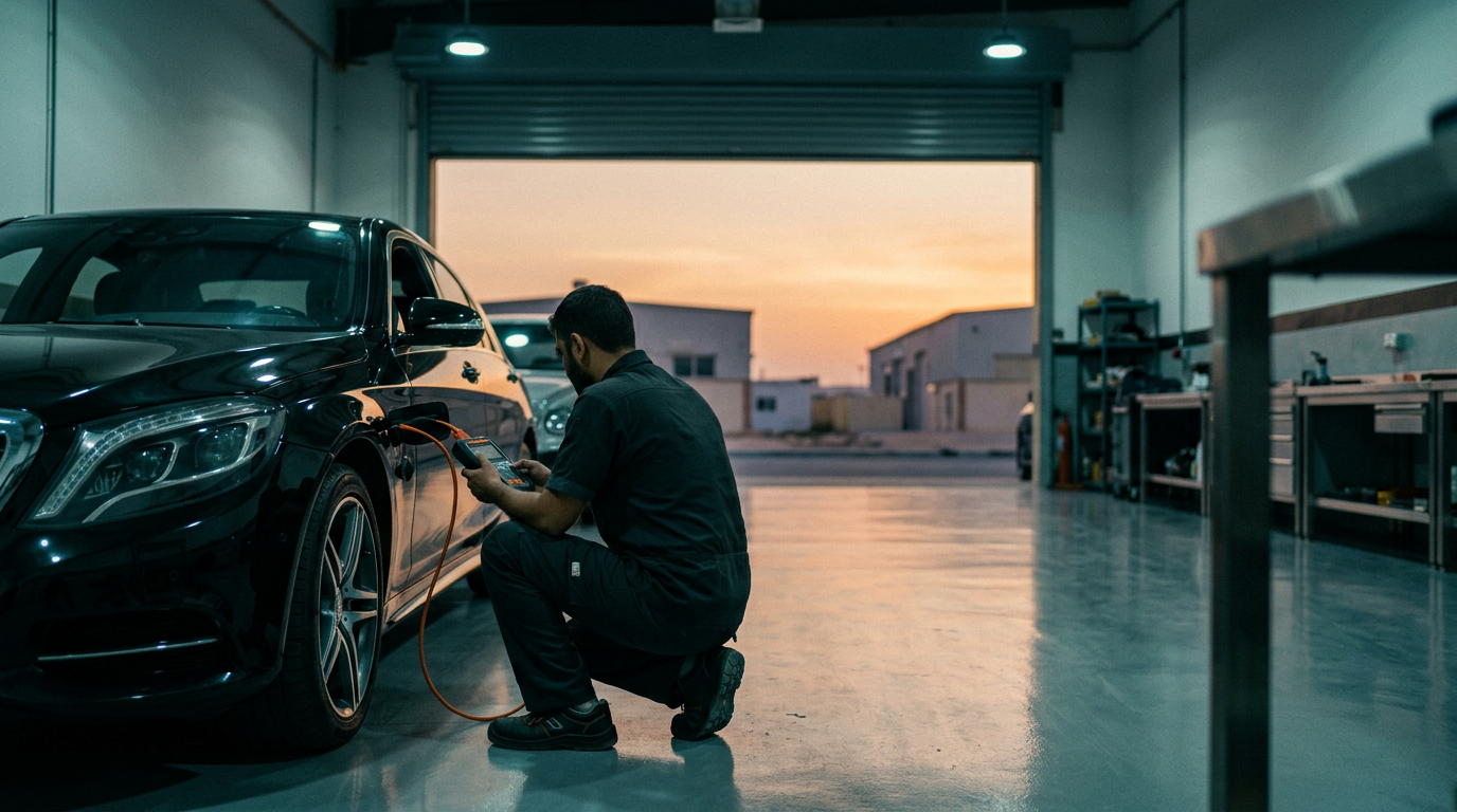 Mercedes-Benz service and repair at JAD Garage Dubai