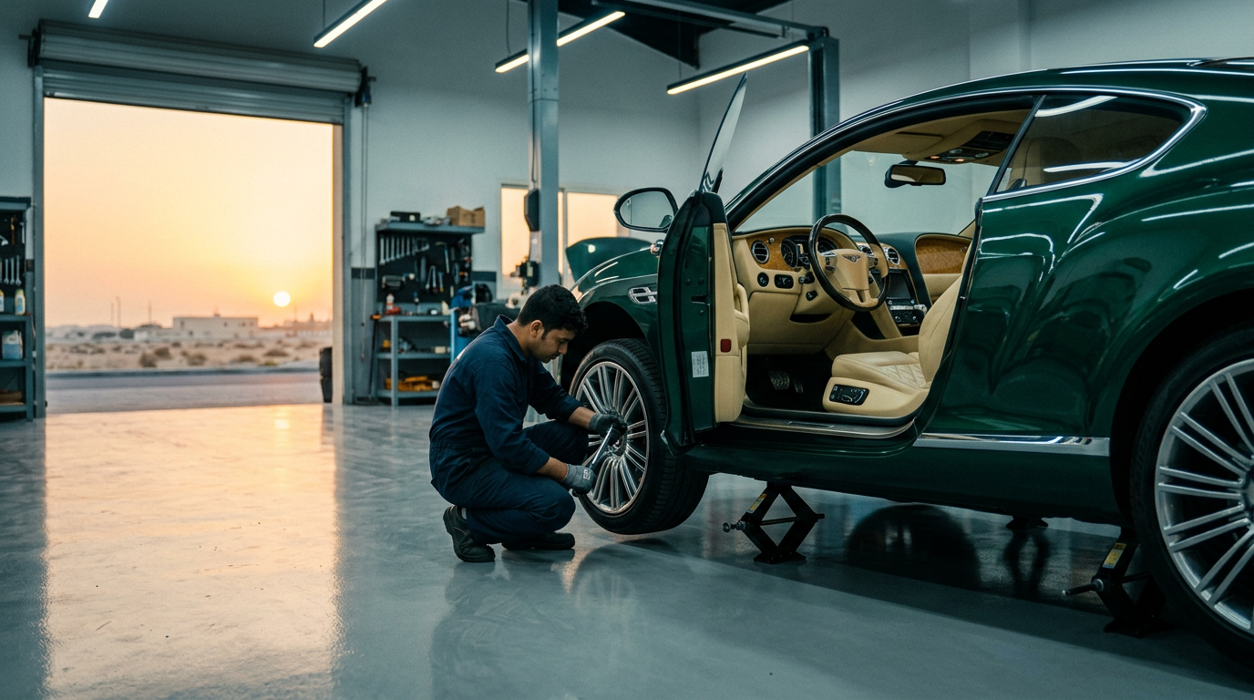 Bentley service and repair at JAD Garage Dubai