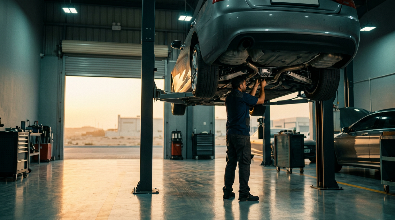 Audi service and repair at JAD Garage Dubai