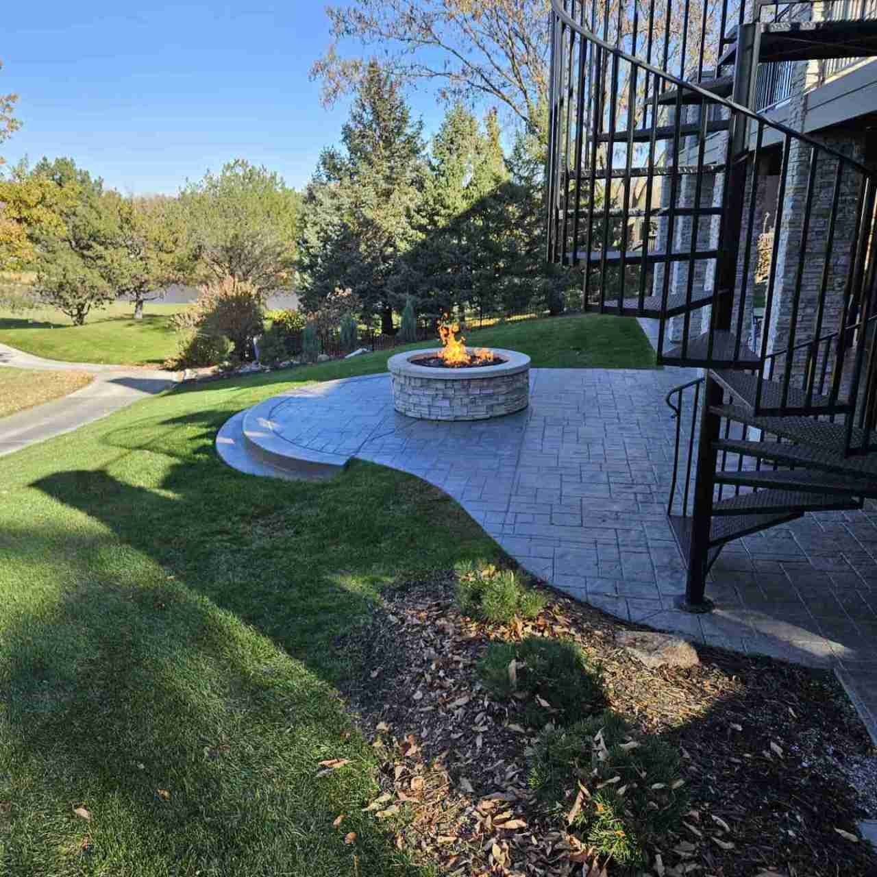 A customer lawn in Omaha, NE