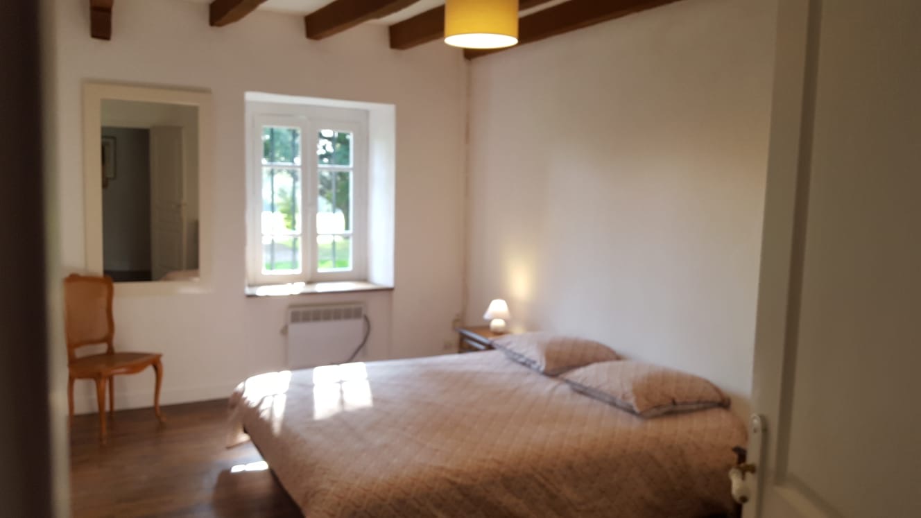 Chambre double du gîte de la Bergerie