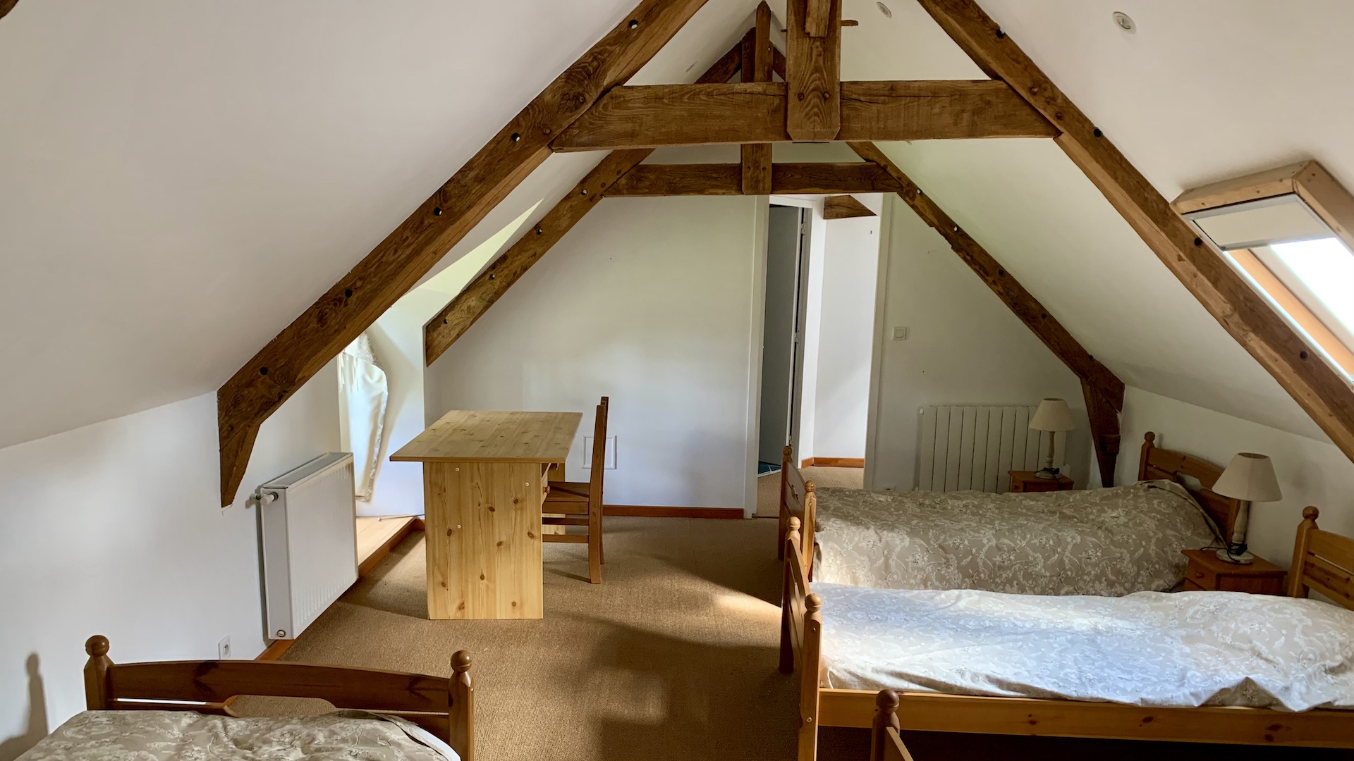 Quatre chambres en enfilade