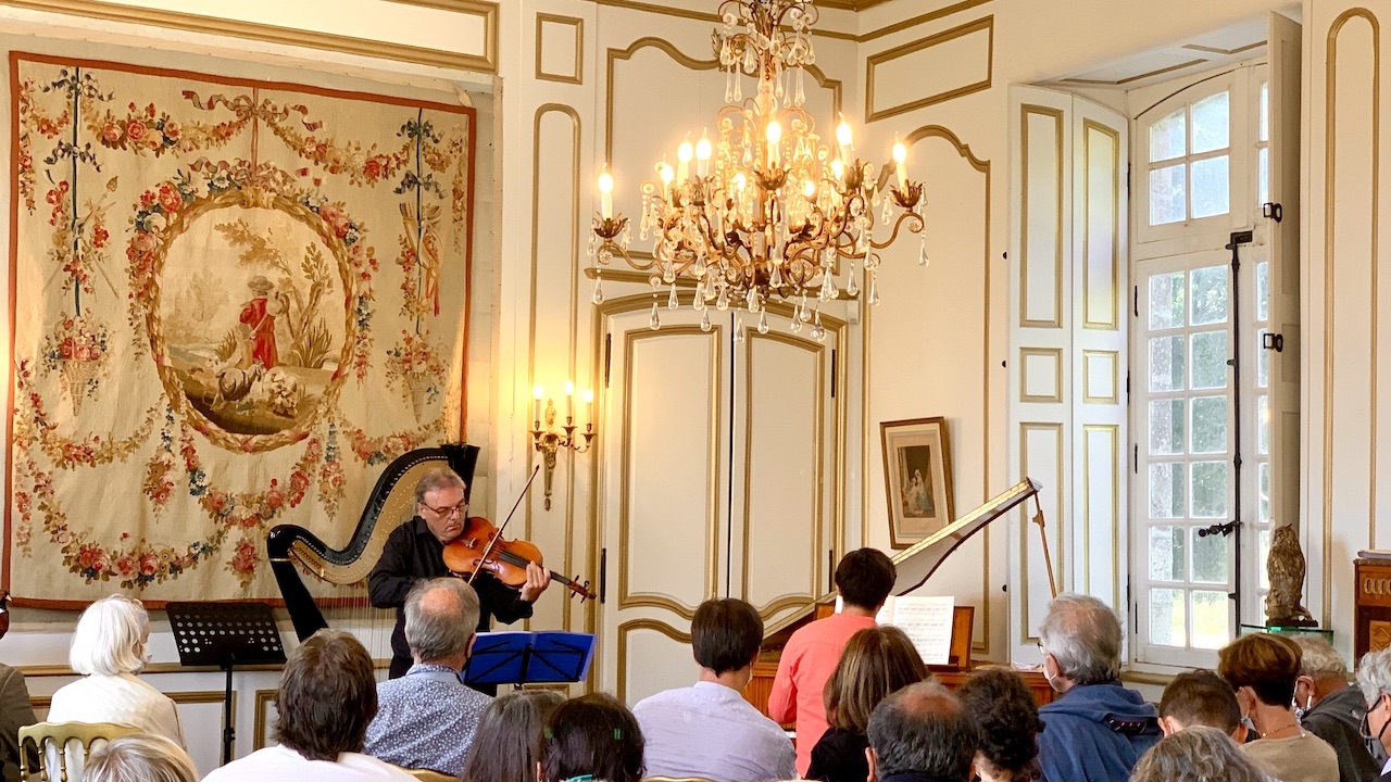 Soirée musicale au Château de Trémohar, juillet 2020
