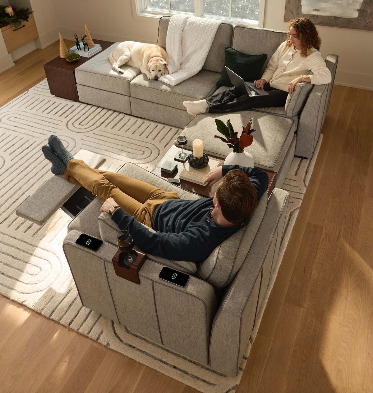 Lovesac Sactionals modular seating