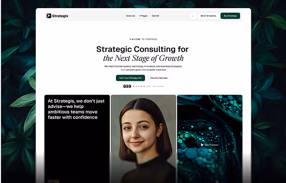 Consulting Firms webflow template