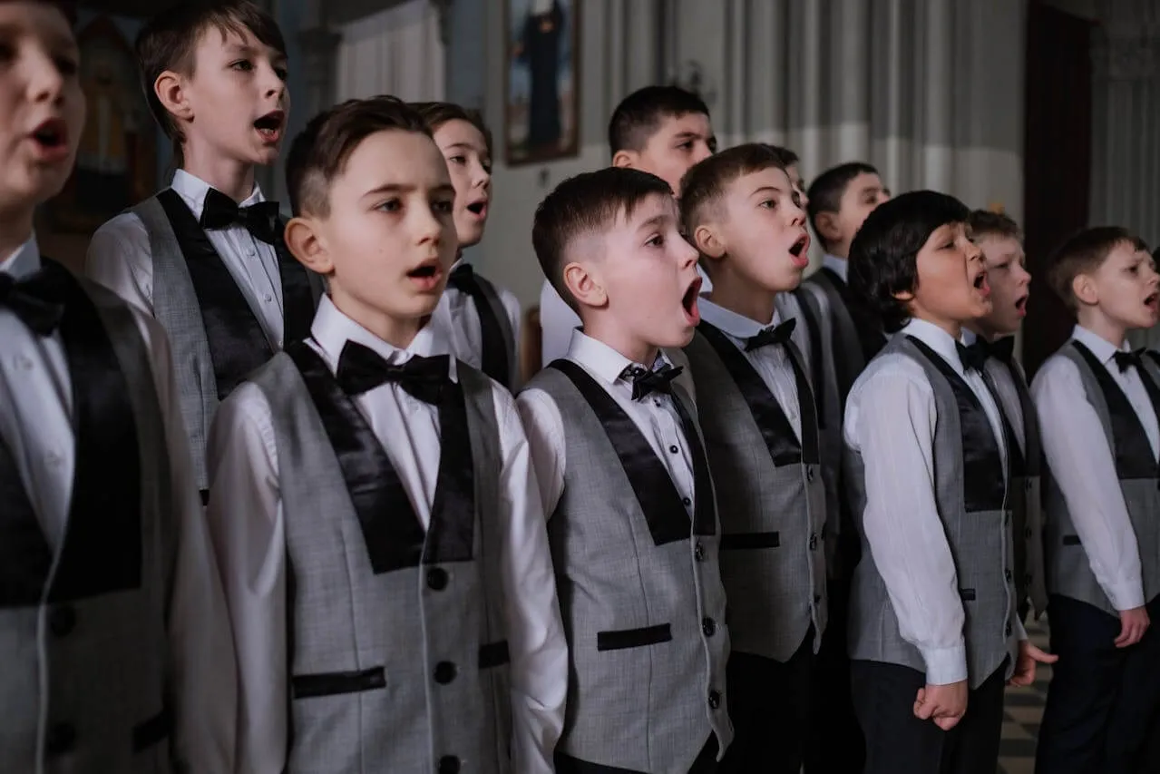 Image of a boys choir