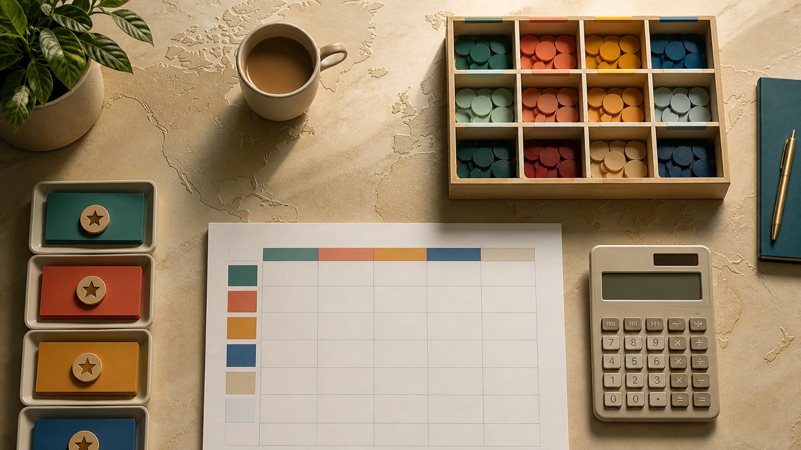 Global employee recognition budget planning with award tiers, manager allocations, and country adjustments