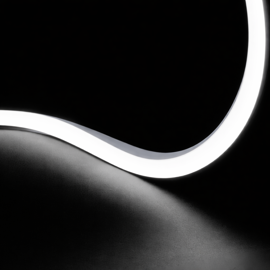 Bendable linear LED luminaires delivering continuous, uniform light for accent and outline applications.