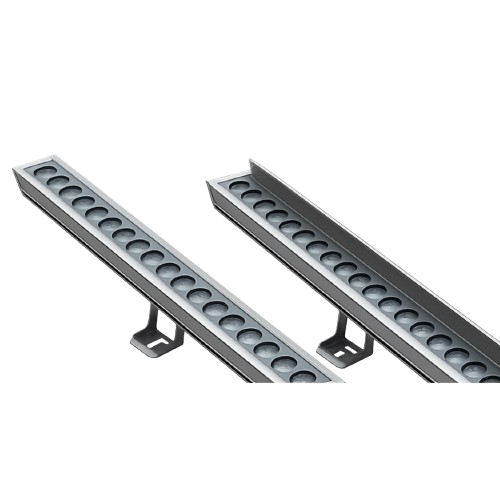 TESSA 4427 linear LED wall washer luminaire with anti-glare hood