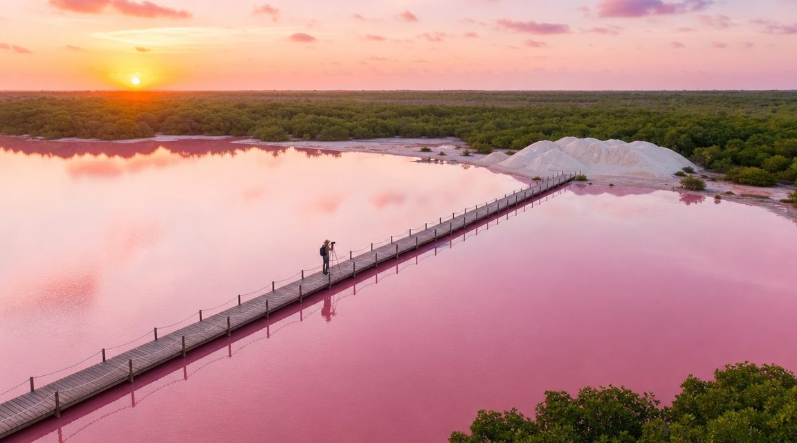 7 Incredible Pink Lakes in Mexico to See in 2026