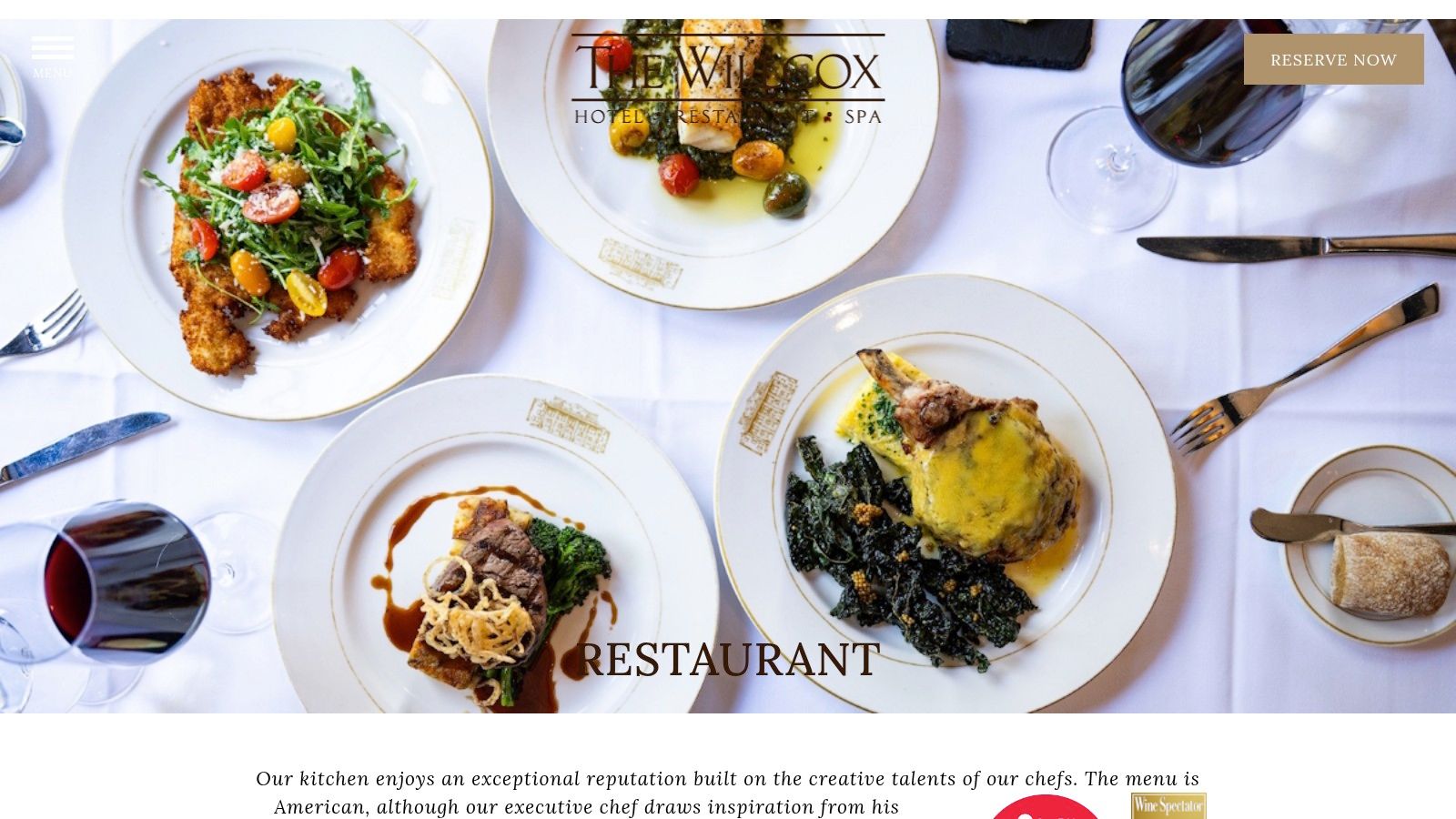 The Willcox Restaurant: For Timeless Elegance