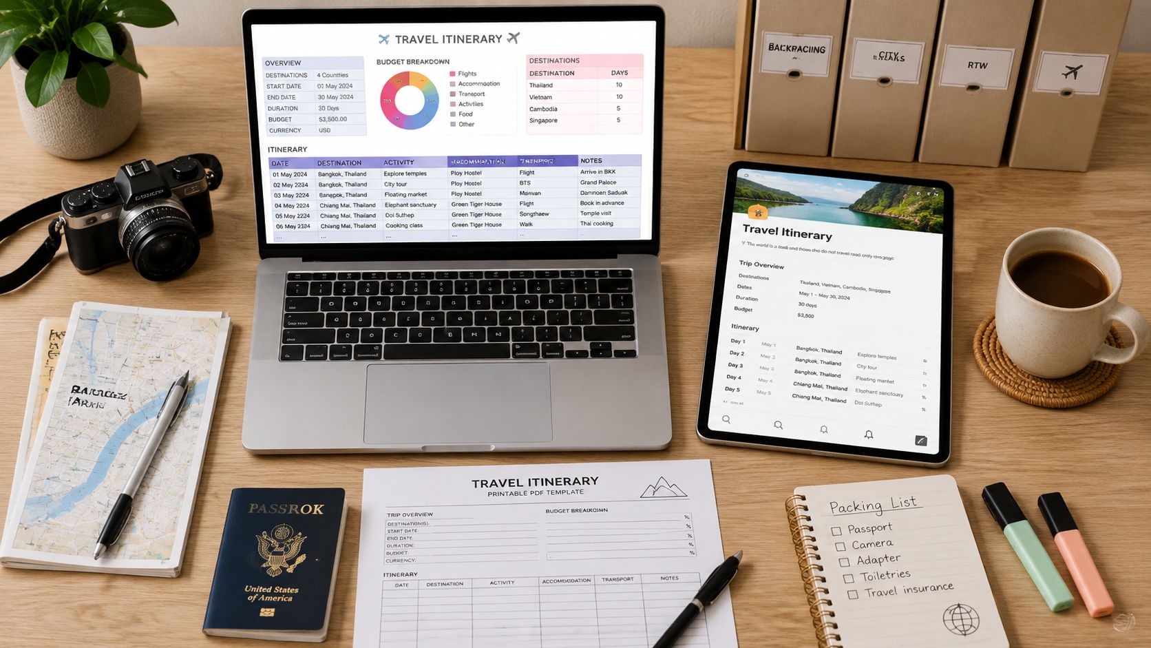 10 Best Travel Itinerary Templates for 2026