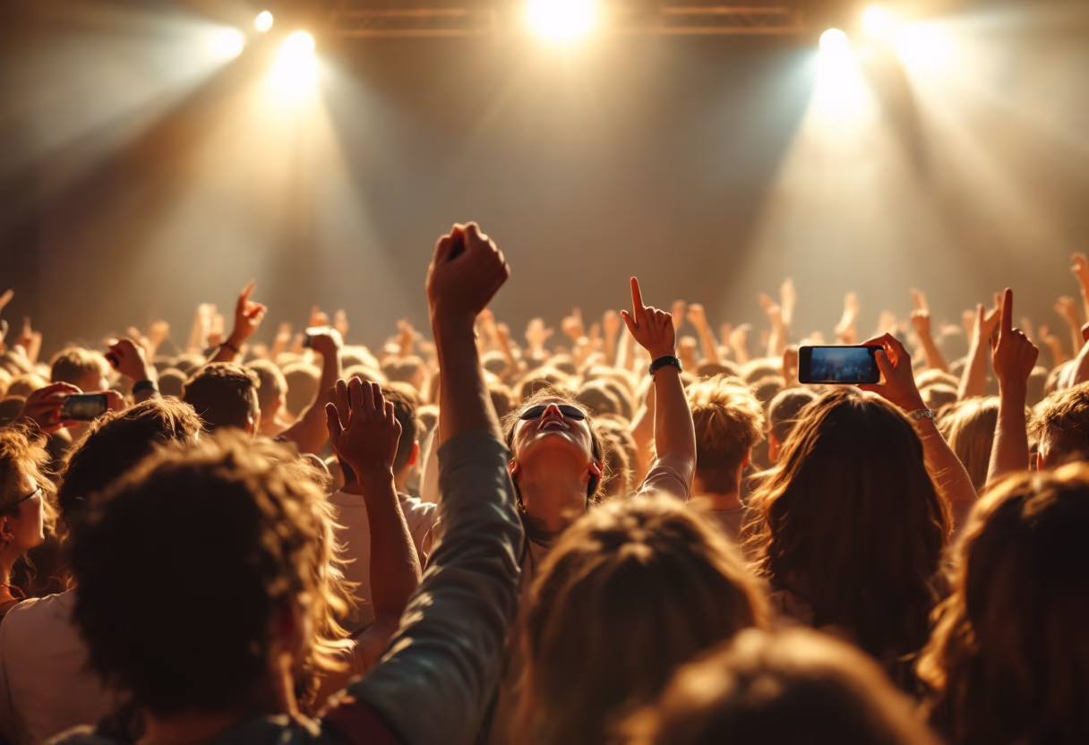 image of a concert crowd