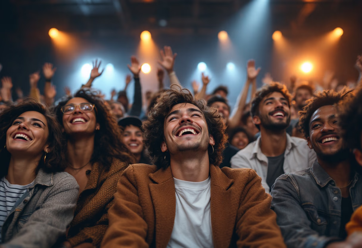 image of a concert crowd