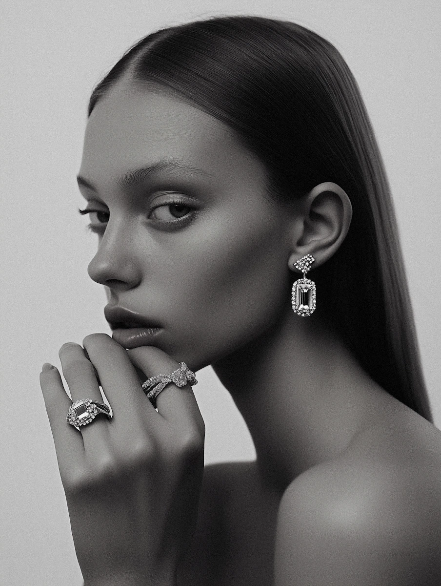 Elegant Monochrome Portrait