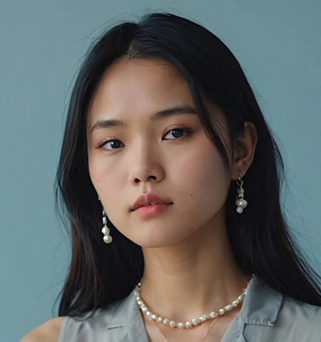 Asian Women Wearing Jewelry