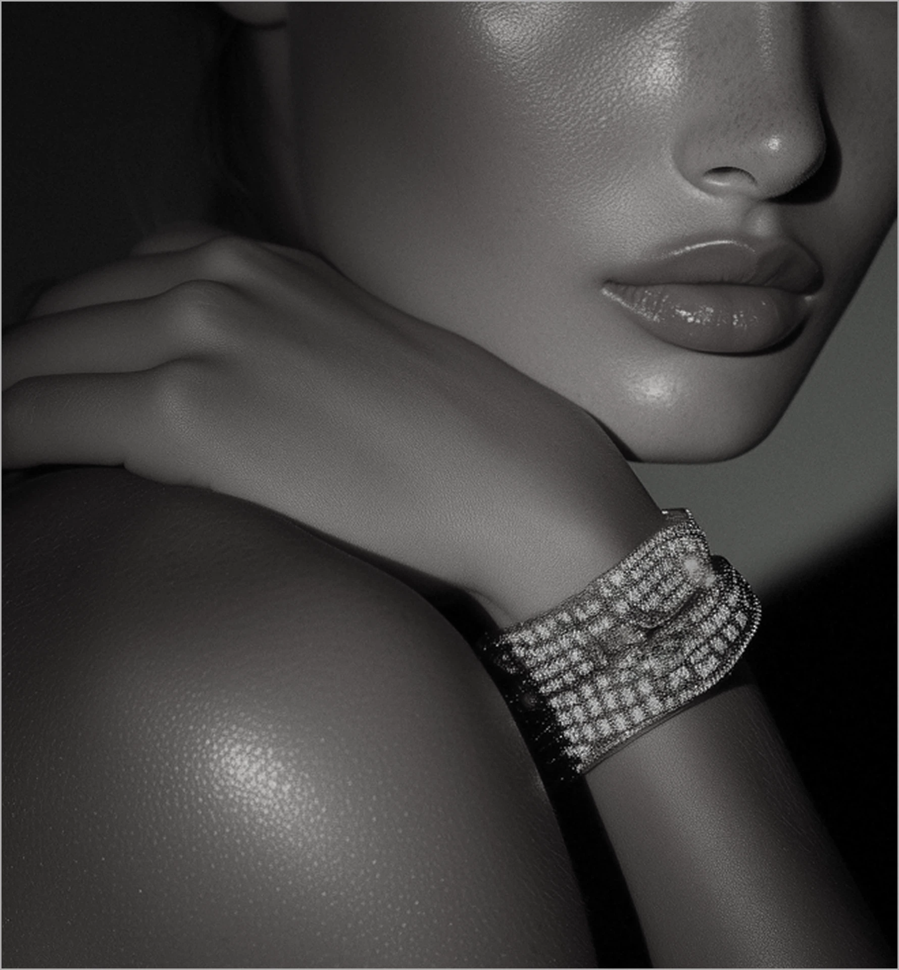 Elegant Portrait With Bracelet