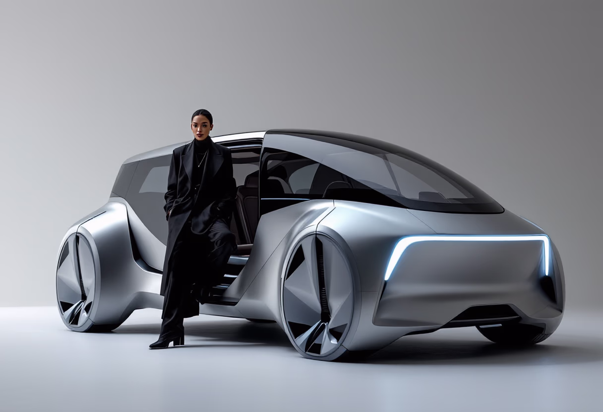 image of a person entering a vehicle for a mobility and transportation