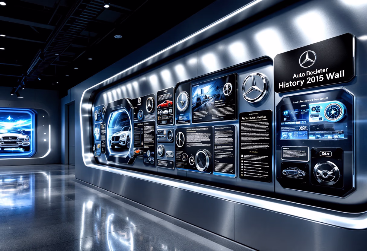 image of dealership history wall