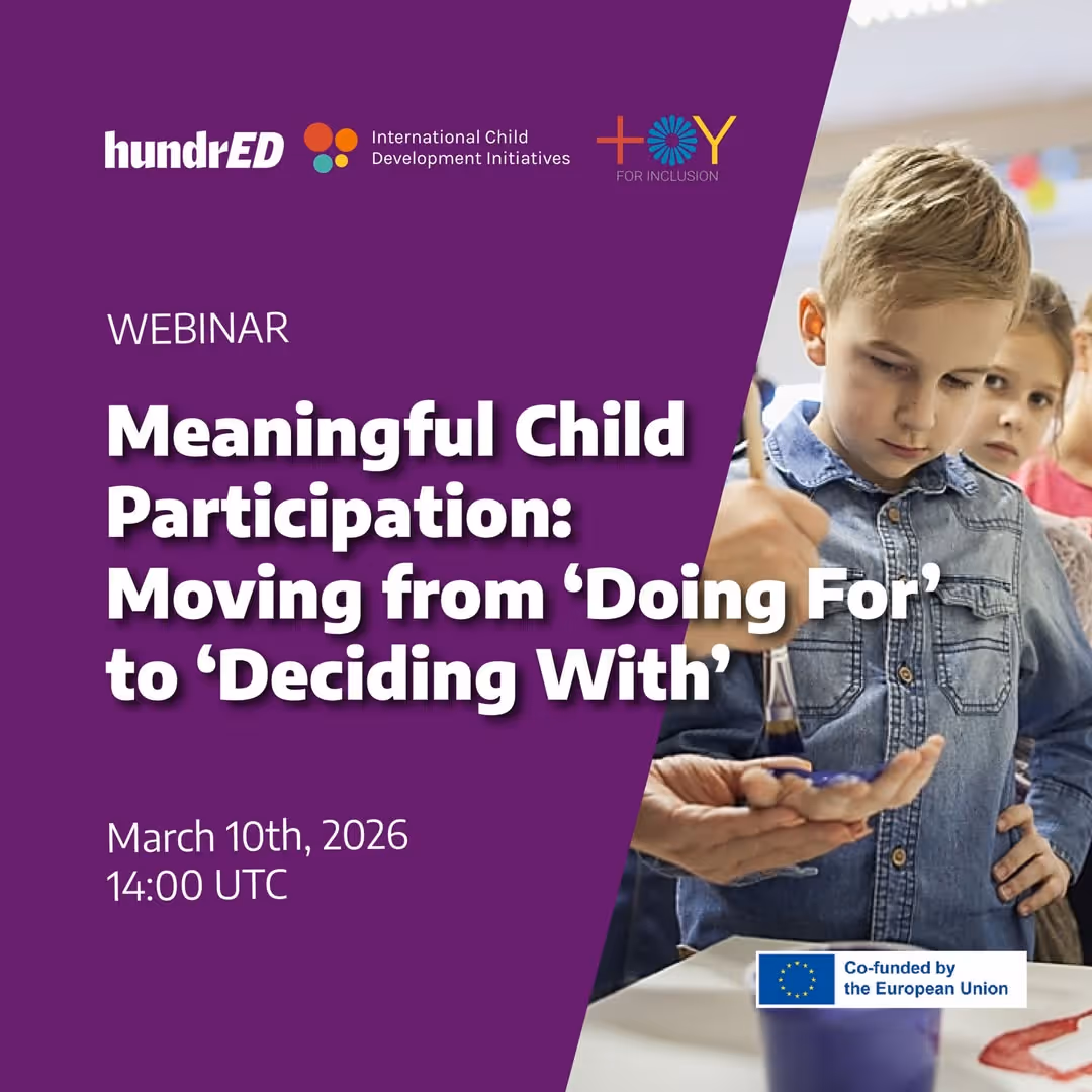 Meaningful Child Participation: Moving from 'Doing For' to 'Deciding With'
