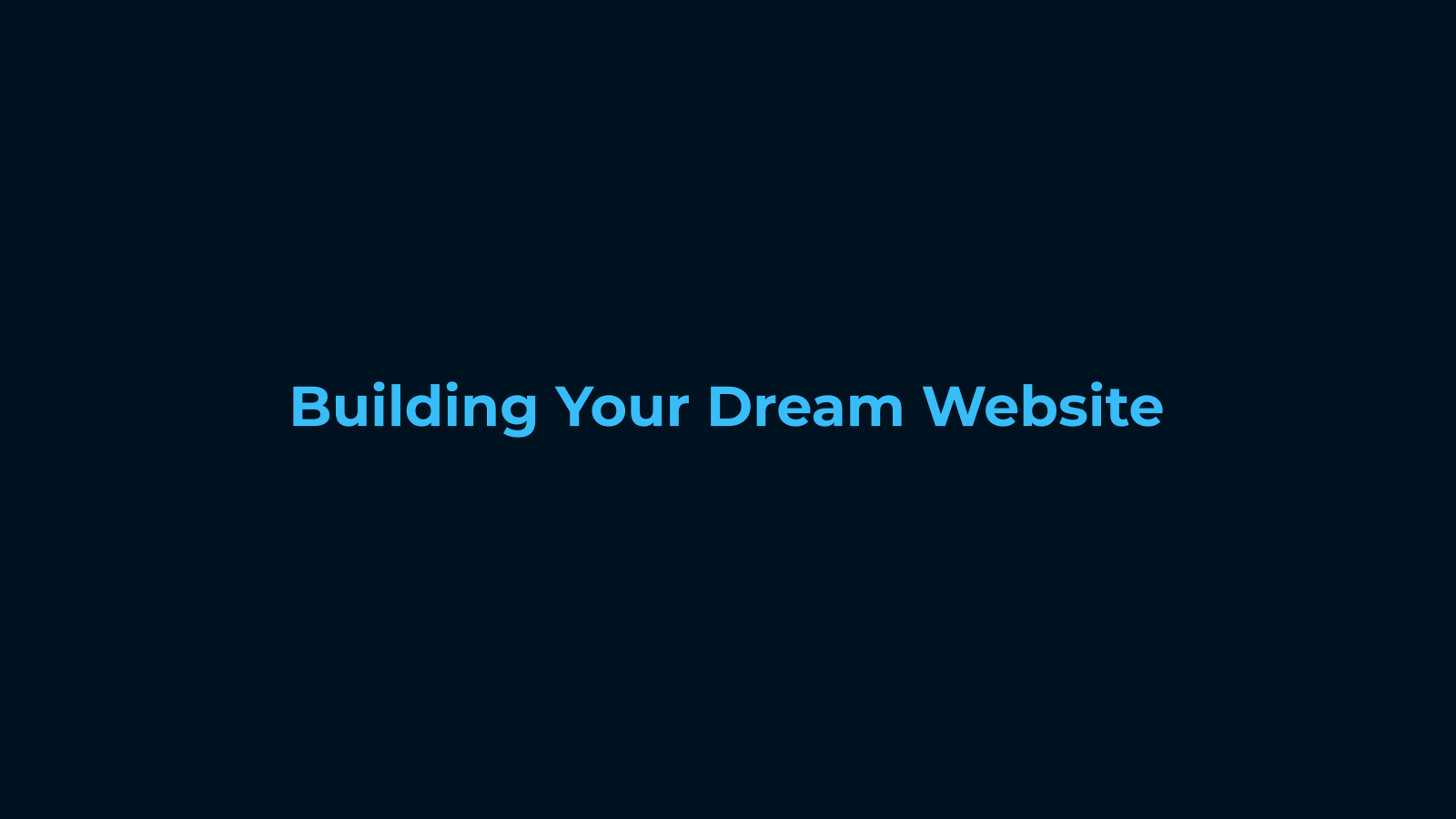 Building Your Dream Website with CubiFlow