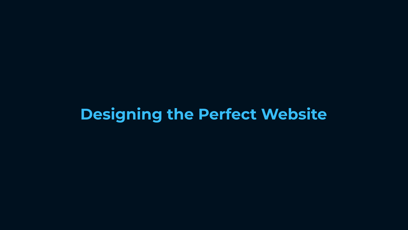 Designing the Perfect Website with CubiFlow