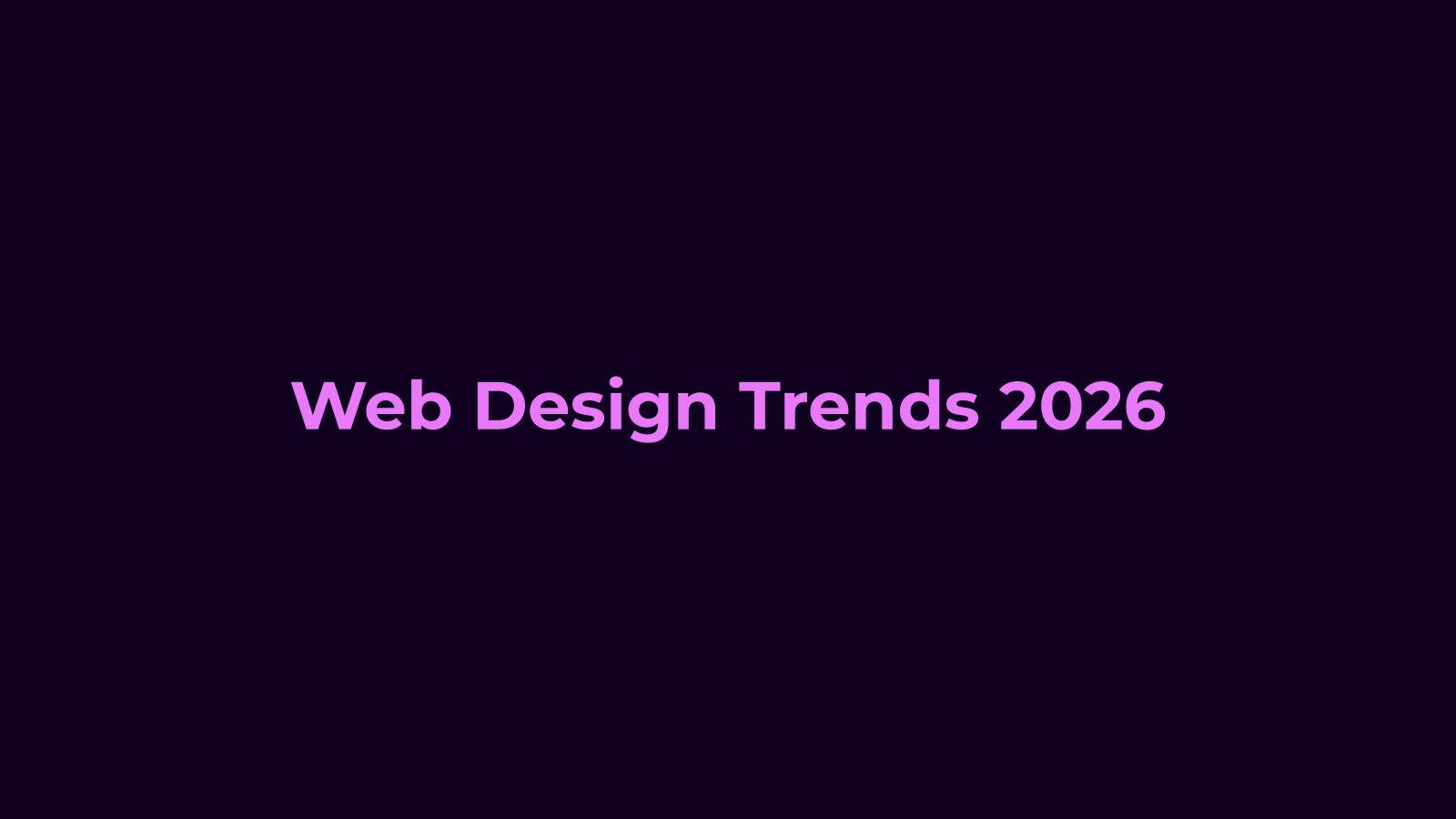 Web Design Trends 2026: What is Actually Working