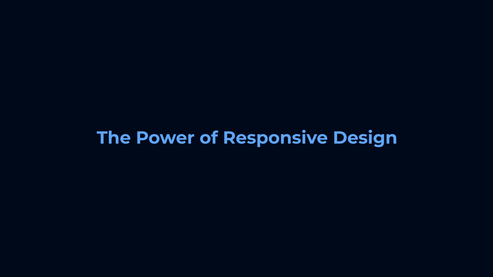 The Power of Responsive Design with CubiFlow