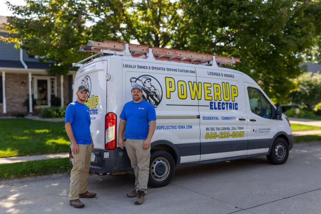 Licensed electrician in Iowa providing residential electrical service