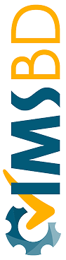 Vertical logo with a yellow gear icon, stylized 'IMS' letters in blue, and the letters 'BD' in yellow above.