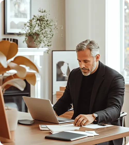 Image of a working person