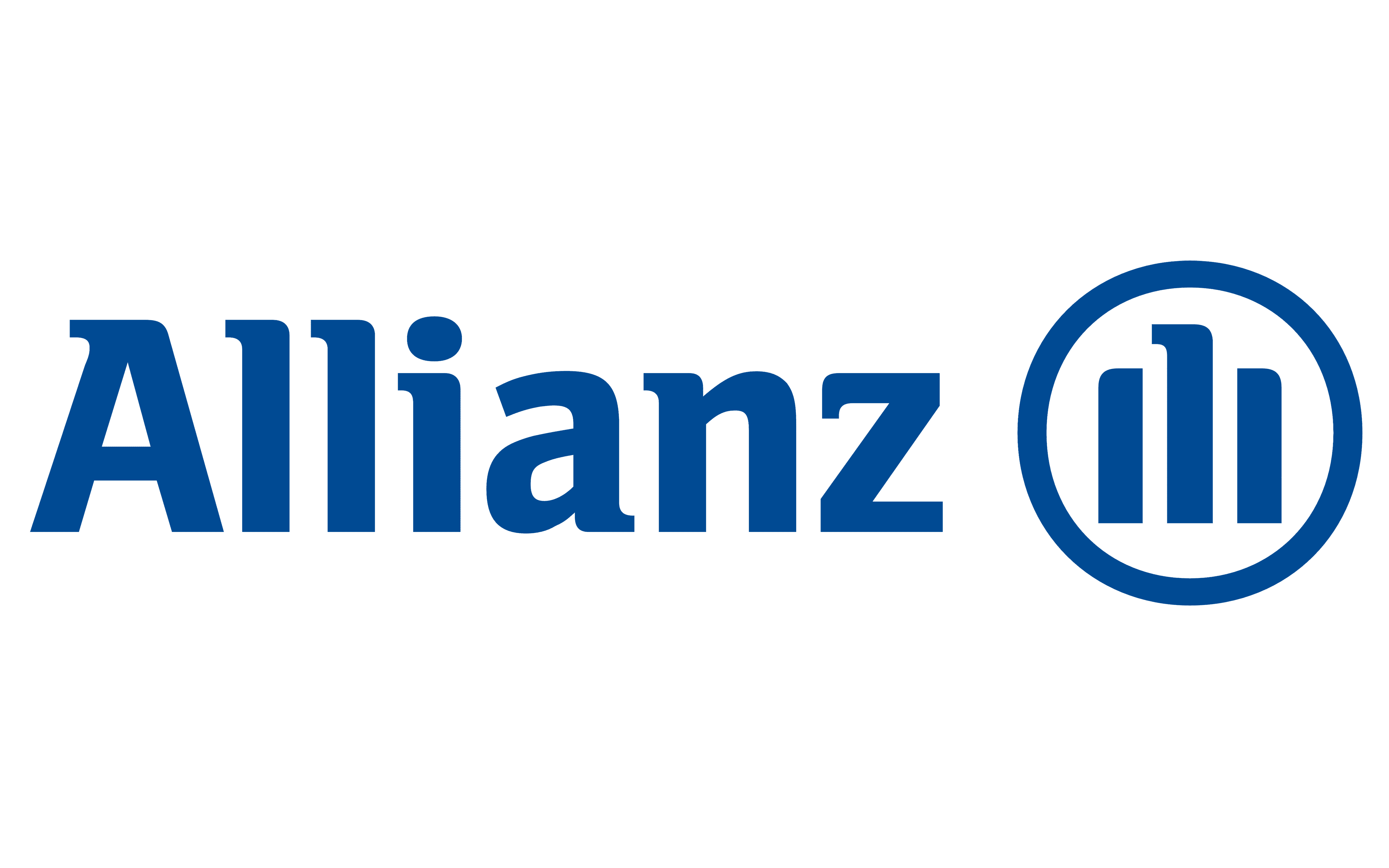 Allianz logo with the company name and three vertical bars enclosed in a circle.