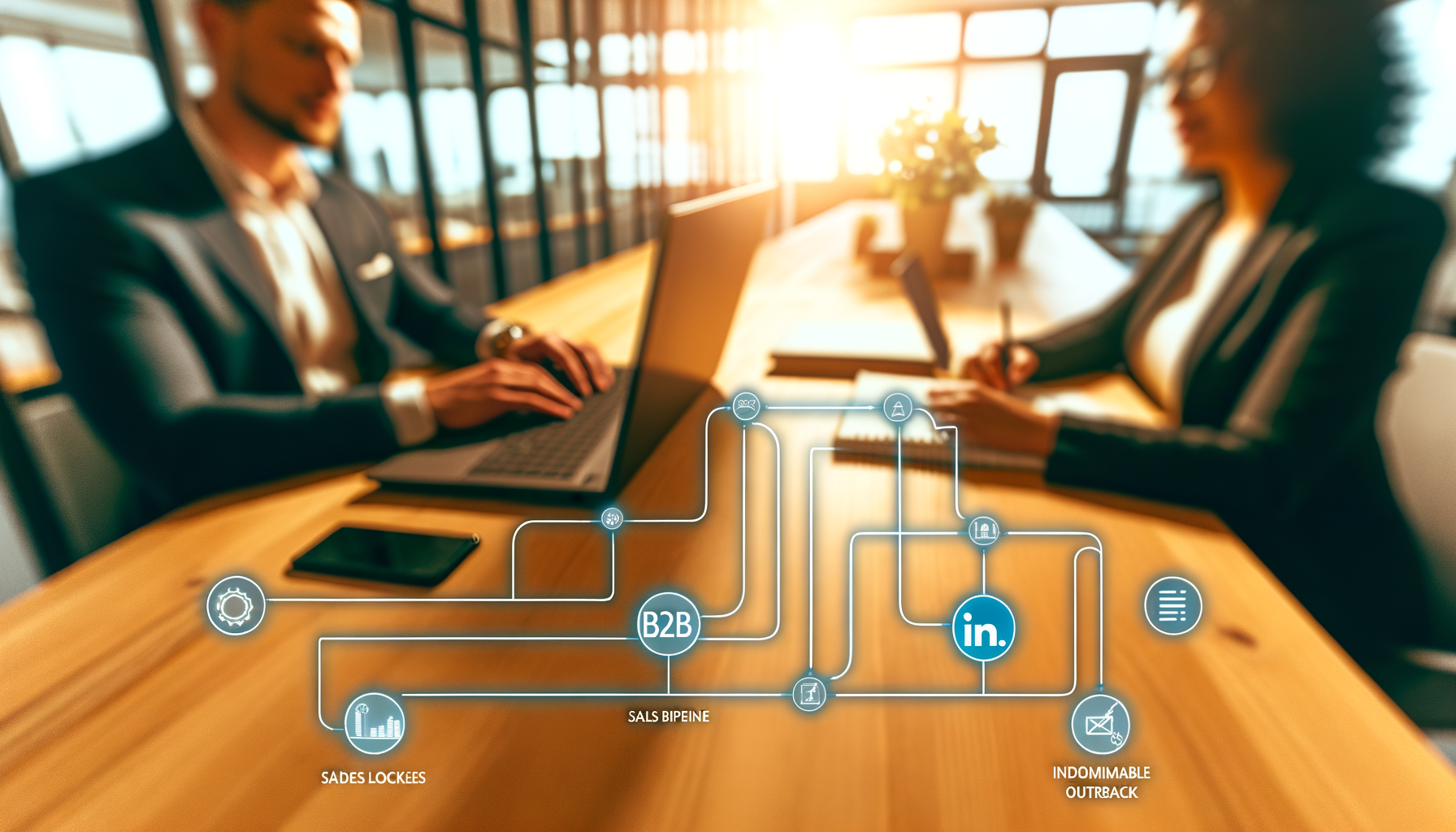 Featured image: LinkedIn outreach B2B sales pipeline