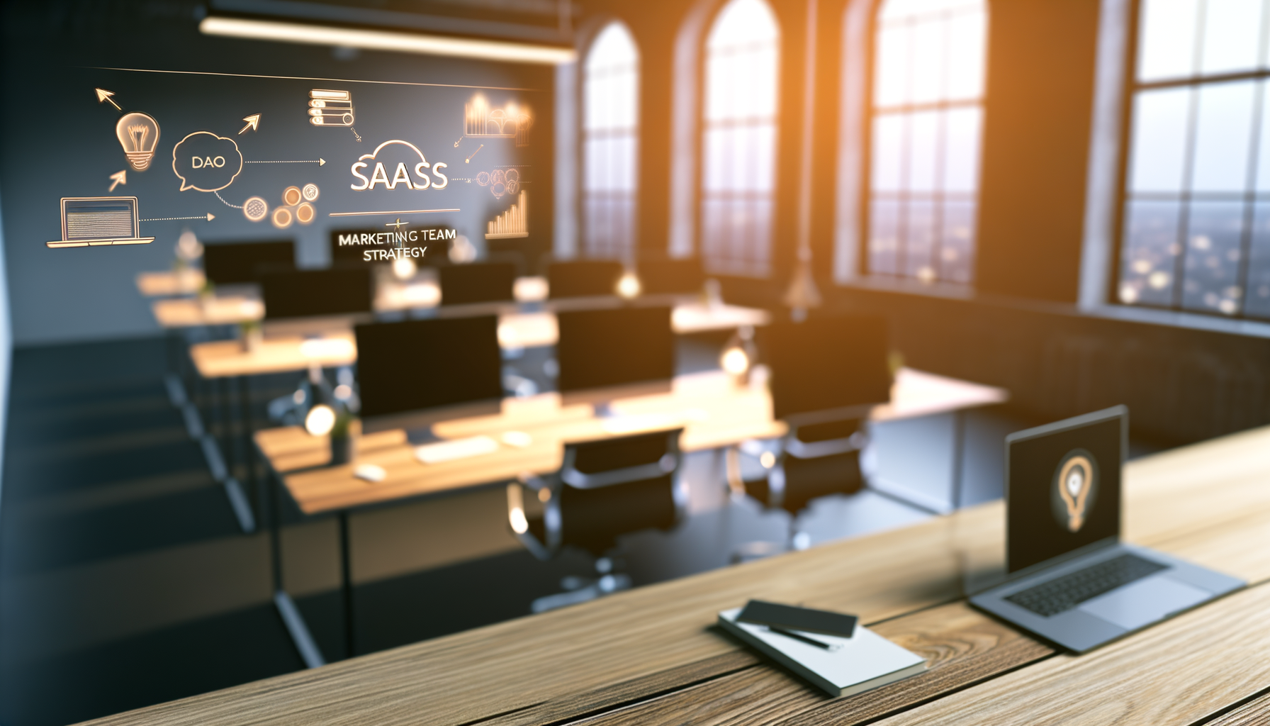 Featured image: SaaS company marketing team strategy