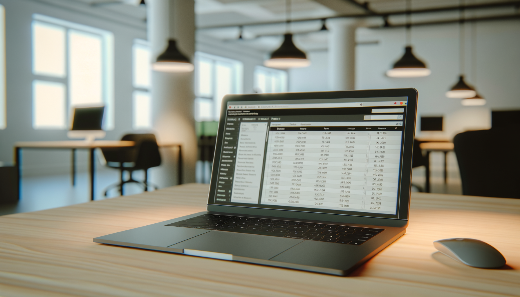 Featured image: spreadsheet with pricing tiers on laptop screen in bright office