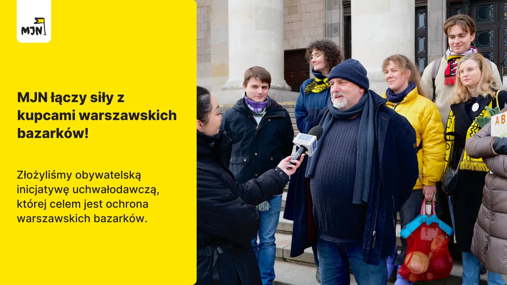 MJN łączy siły z kupcami warszawskich bazarków!