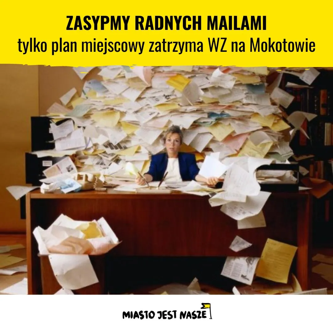 Zasypmy radnych mailami ws. WZ na Mokotowie!