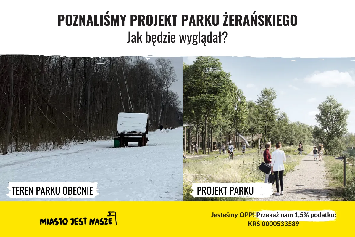 Znamy projekt Parku Żerańskiego