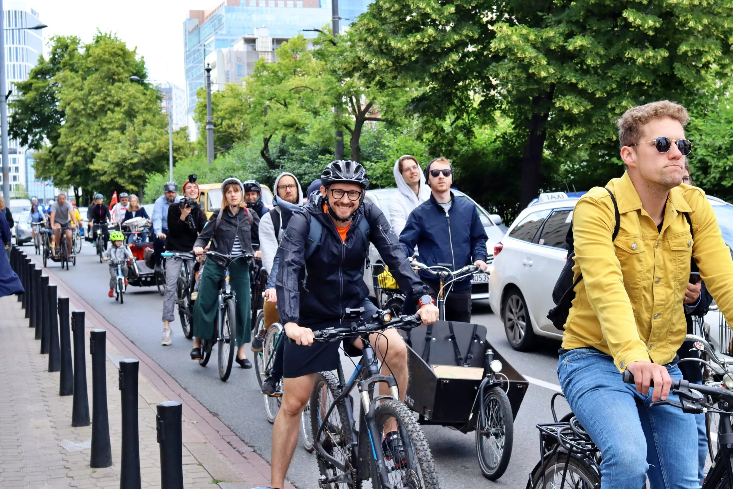 Piesza i Rowerowa Masa Krytyczna trzeci raz przejechała Puławską.