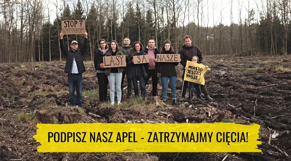 Zatrzymajmy wycinkę setek hektarów lasu w Warszawie i okolicach! [SZCZEGÓŁY + MAPY]