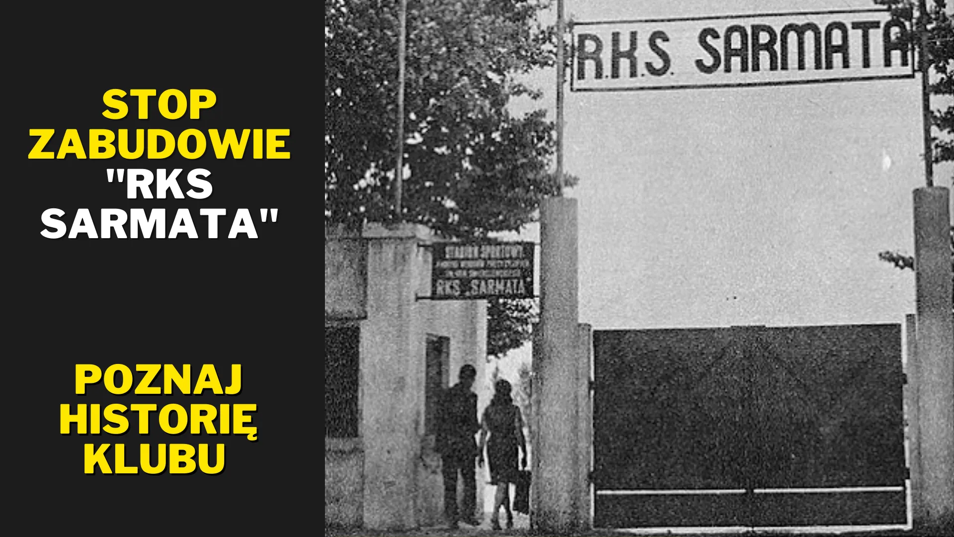 SPORT nie bloki - nie damy zniszczyć kolejnego kultowego klubu sportowego w stolicy