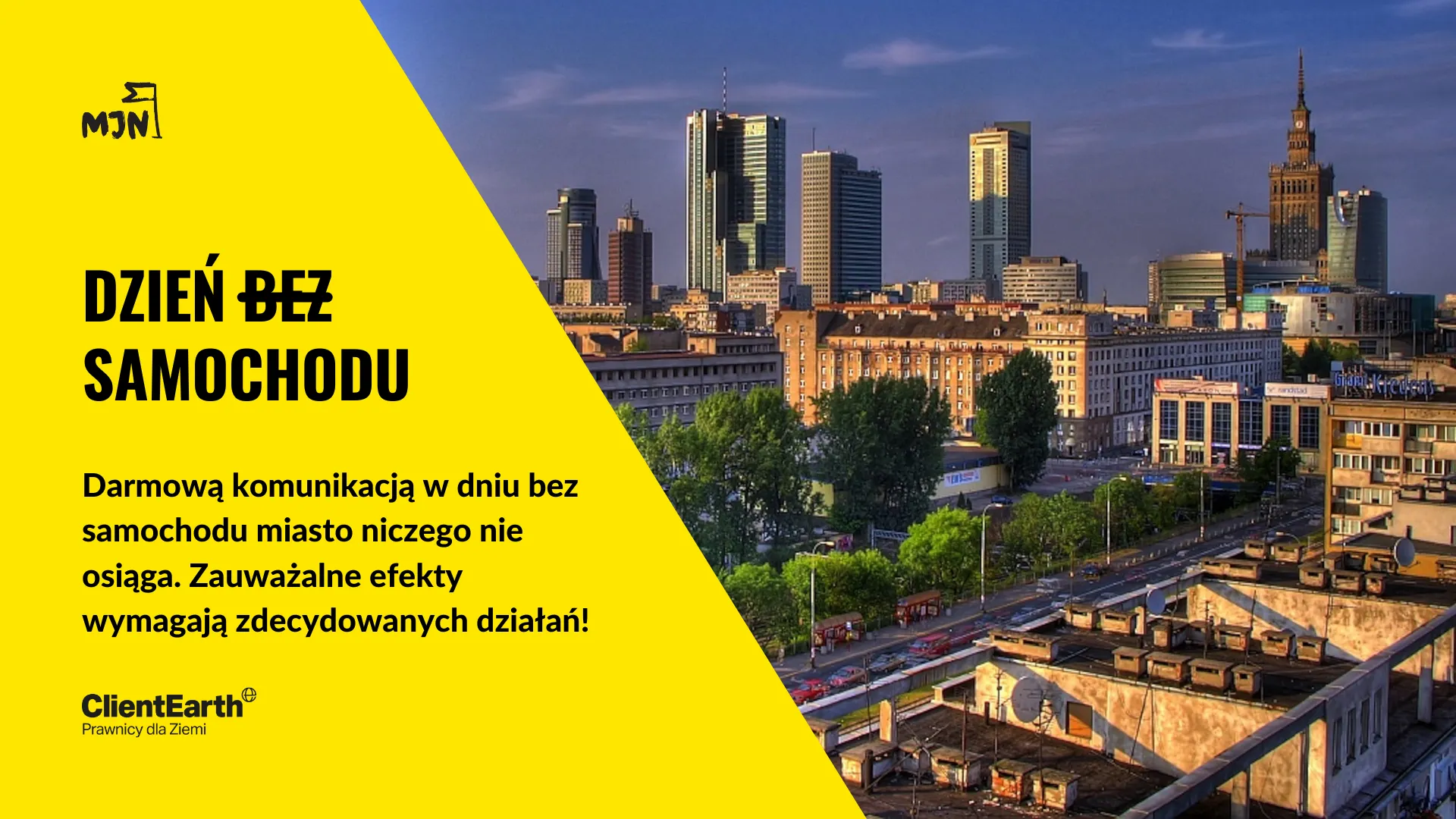 W Warszawie nie ma dnia bez samochodu